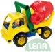 LENA Auto plastov aktivn domchva 28cm set s pankem 4153