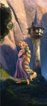 Fototapeta 1-dln Disney Rapunzel - Na vlsku 90x202 cm