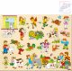 WOODY DEVO Baby puzzle vkldac velk set 21 dlk s chyty na