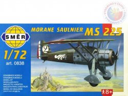 SMR Model letadlo Morane Saulnier MS 225 1:72 (stavebnice letad