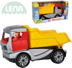 LENA Truckies sklp 22cm set baby autko + panek 01620 plas