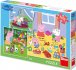 DINO Puzzle Peppa Pig na przdninch 3x55 dlk 18x18cm skldak