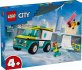 LEGO CITY Sanitka a snowboardista 60403 STAVEBNICE