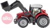 SIKU Model traktor Massey Ferguson s pednm nakladaem 1:87 kov