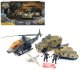 Vojensk army sada figurky s vojenskmi vozidly a doplky 3 druh