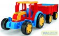 WADER GIGANT traktor s vlekem 66100 na psek