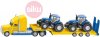 SIKU Taha kovov s vlekem 1:87 set se 2 traktory New Holland 18