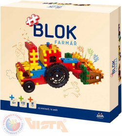 SEVA BLOK Farm plastov STAVEBNICE 172 dlk v krabici