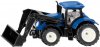 SIKU Traktor New Holland s elnm nakladaem modr model kov 139