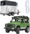 BRUDER 02592 (2592) Auto Land Rover pepravn s konm