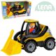 LENA Truckies naklada 20cm set baby autko + panek 01622 pla