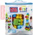 FISHER PRICE MEGA BLOKS Stavebnice 60 dlk v plastov tace pro