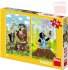 DINO Puzzle 2x48 dlk Krtek na mtin (Krteek) 18x26,5cm skld