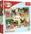 TREFL PUZZLE 4v1 Bingv astn den 29x21cm 71 dlk skldaka