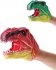 Dinosaurus masek hlava 14cm na ruku 2 barvy plast