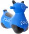Hopsadlo gumov Motorka policejn modr set baby skkadlo s pump