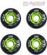 ACRA Nhradn koleka k inline bruslm 64 x 24 mm CS05 set 4ks