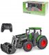 RC Traktor s elnm nakladaem 2,4GHz na vyslaku zelen na bat