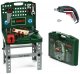 KLEIN Pracovn stl Bosch dtsk ponk v kufku na baterie Svtl