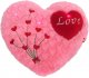 PLY Srdko Love blikajc 20cm na baterie Svtlo *PLYOV HRA