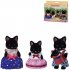 Sylvanian Families rodina půnočních kočiček set 4 figurky kočičí