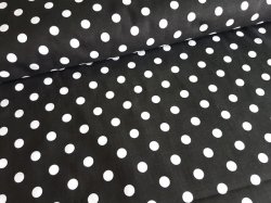 Bavlnn ltka metr - ern bl puntk 11mm