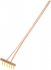 DEVO Hrb dtsk lut s nsadou 90cm s 6 kolky plast
