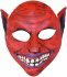 KARNEVAL Maska čerta červená textilní pro dospělé KARNEVALOVÝ DO