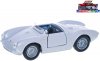 WELLY Auto model Porsche 550 Spyder kov PB 12cm stbrn