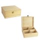 Dřevěná krabička na čaj 097036
