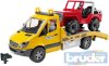 BRUDER 02535 (2535) Auto Mercedes odtahovka s Jeepem