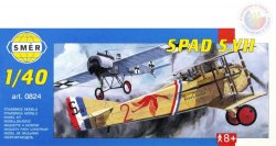SMĚR Model letadlo Spad VII 1:40 (stavebnice letadla) [75332]
