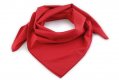 Trendy dámský bavlněný šátek - UNI červený