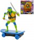 Želvy Ninja Sewer Shredders akční figurka na skateboardu zpětný