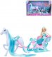 SIMBA Panenka Steffi 29cm zimní set s koněm a saněmi ledové král