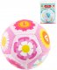 Baby chrastítko soft míček textilní 12cm 2 barvy pro miminko