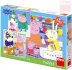 DINO Puzzle 3x55 dlk Peppa Pig Vesel odpoledne 18x18cm sklda