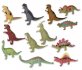 Zvířata dinosauři 15cm měkké gumové figurky zvířátka 12 druhů