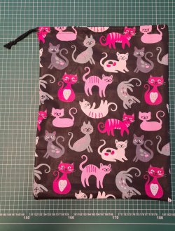 Bavlnn pytlk - Barevn koky na ern