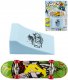 Skateboard prstov set s rampou rzn druhy plast na kart