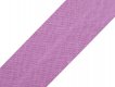 Šikmý proužek bavlněný 20mm - fialová šeříková