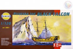 SMĚR Model loď Black Falcon 1:120 (stavebnice lodě) [75357]