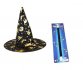 Komplet kostým čaroděj II plášť, hůlka a klobouk