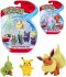 Pokmon Battle figurka set 3ks na kart rzn druhy plast