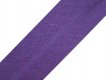 Šikmý proužek bavlněný 20mm - tmavě fialová