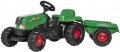 ROLLY TOYS Traktor dětský šlapací Rolly Kids zelený set s vlečko