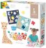 SES CREATIVE Baby irafa Sofie lepen tvar set s prstovm lepid