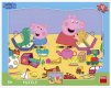 DINO Puzzle deskov 12 dlk Peppa Pig skldaka 31x23cm