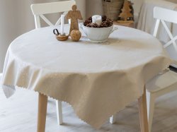 Vnon teflonov ubrus smetanov podklad Z3517-K1