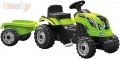 SMOBY Traktor dětský šlapací Farmer XL zelený set s vozíkem s kl